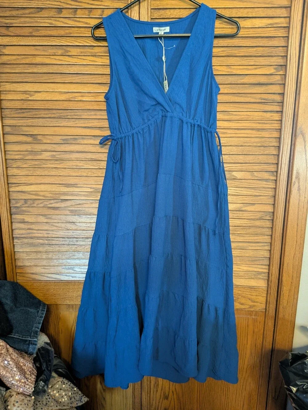 Max Studio New Royal Blue Maxi Dress Sleeveless Women's Size Small